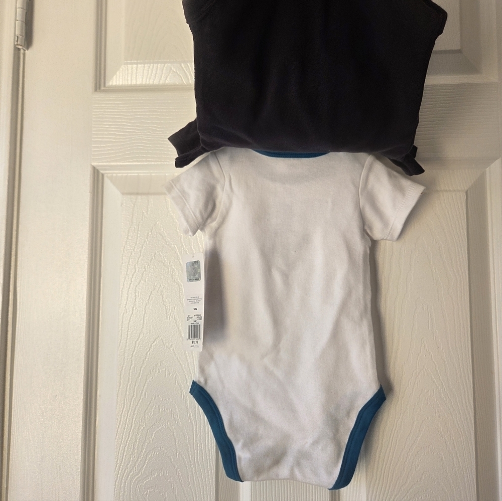 NFL Jacksonville Jaguars Baby Bodysuits 2pc 0-18 Months NWT Cotton Football - Picture 4 of 5